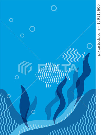 Seamless underwater landscape vector illustration Seamless underwater landscape vector illustration 139113600