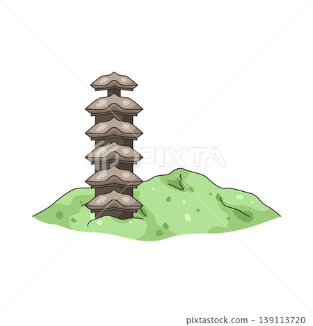 Illustration of Balinese temple 139113720