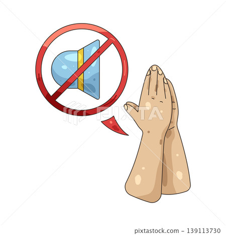Illustration of Quiet zone Illustration of Quiet zone 139113730