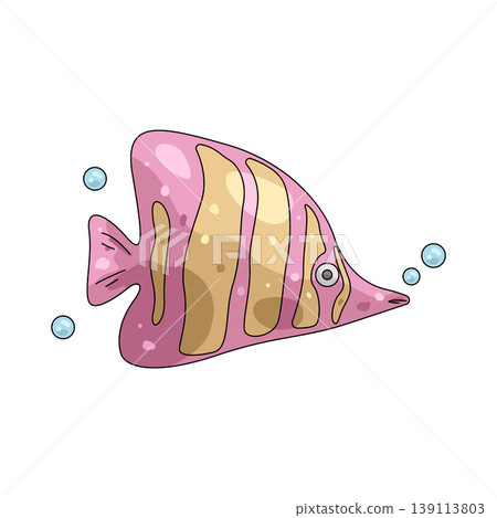 Illustration of Butterflyfish Illustration of Butterflyfish 139113803