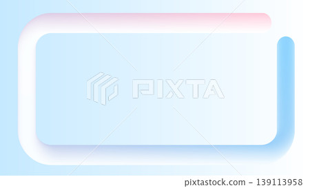 Gradient 3D Tube Frame Background - Blue & Red - 16:9 139113958
