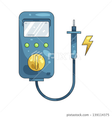 Illustration of multimeter Illustration of multimeter 139114375