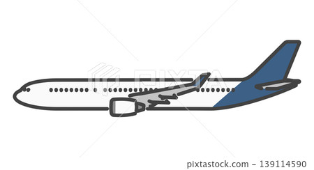 長途國際客機飛行中 - 商業相關插畫素材 139114590