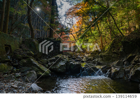Scenery of Kuragari Valley in Okazaki City (Aichi Prefecture) Scenery of Kuragari Valley in Okazaki City (Aichi Prefecture) 139114659