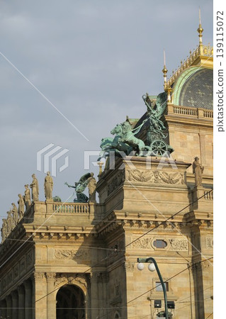The Prague National Theatre, also known as the Golden Chapel The Prague National Theatre, also known as the Golden Chapel 139115072