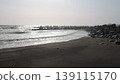 大西洋的岩石海岸和沙灘 139115170