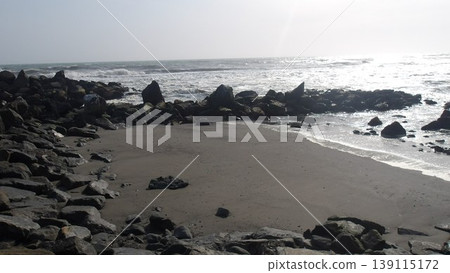 大西洋的岩石海岸 139115172