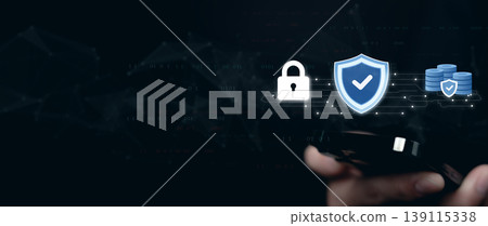 Data Security Protection and Secure Storage Network Concept 139115338
