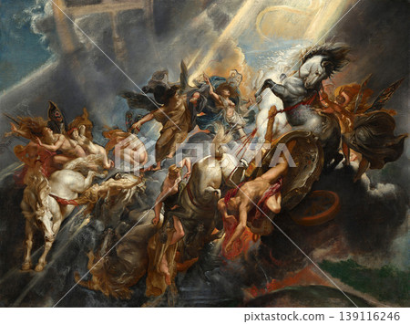 The Fall of Phaeton. Oil on canvas 139116246