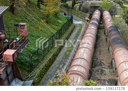 Conveyance pipe of Keage Power Station 139117178