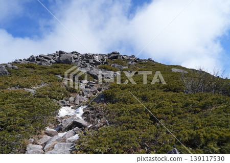 二月下旬的阿彌嬢山和西嶽的冬季景色(長野縣富士見町和山梨縣北斗市) 二月下旬的阿彌嬢山和西嶽的冬季景色(長野縣富士見町和山梨縣北斗市) 139117530