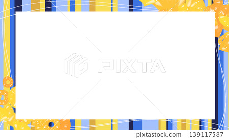 Angelfish-colored summer random stripe frame Angelfish-colored summer random stripe frame 139117587