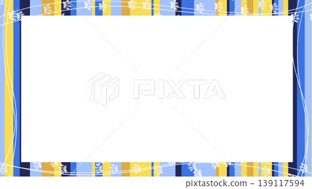 Angelfish-colored summer random stripe frame Angelfish-colored summer random stripe frame 139117594