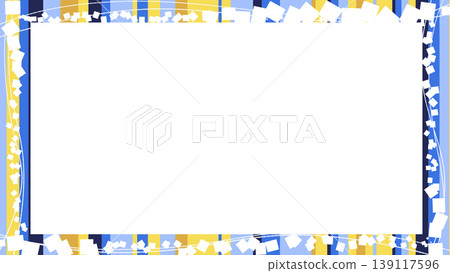 Angelfish-colored summer random stripe frame Angelfish-colored summer random stripe frame 139117596