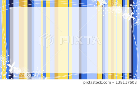 Angelfish-colored summer random stripe frame Angelfish-colored summer random stripe frame 139117608