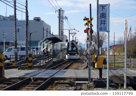 Toyama Port Line: Stations and level crossings Toyama Port Line: Stations and level crossings 139117799