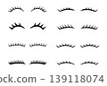 Eyelashes graphic for beauty, make up and mascara 139118074