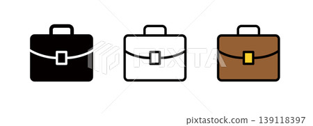 Briefcase and sales icon Briefcase and sales icon 139118397