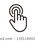Finger icons for clicking and tapping 139118402