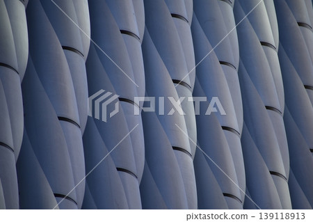 Exterior of modern architecture, modern city building. Modern architecture abstract background, building abstract. 139118913