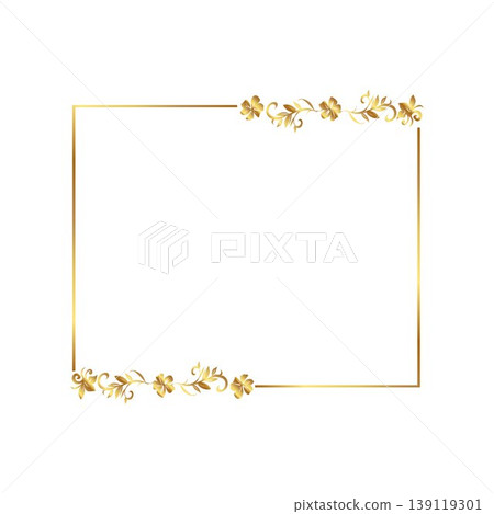 free download Elegant gold floral frame free vector illustration free download Elegant gold floral frame free vector illustration 139119301