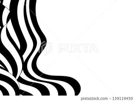 Geometric illusion with smooth lines for modern graphic design and creative projects. Eps 10 Geometric illusion with smooth lines for modern graphic design and creative projects. Eps 10 139119450