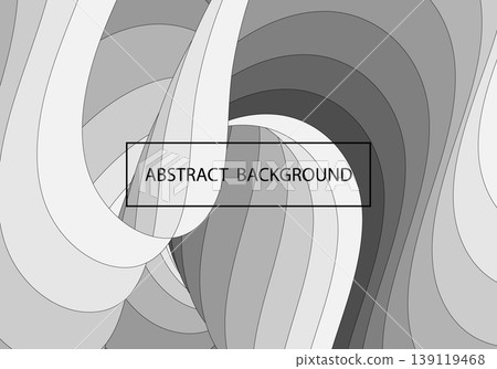 Abstract black and white wave of gradient layers, modern vector background for stylish graphic design. Eps 10 Abstract black and white wave of gradient layers, modern vector background for stylish graphic design. Eps 10 139119468