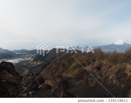 月中時遊覽金時山和妙神岳(神奈川縣箱根町和南足柄市;靜岡縣大山町) 月中時遊覽金時山和妙神岳(神奈川縣箱根町和南足柄市;靜岡縣大山町) 139119611