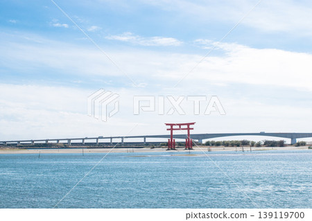 Torii gate at Bentenjima Seaside Park 139119700