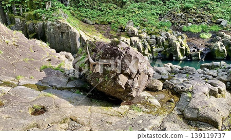 Kihachi's Power Stone (Takachiho Gorge (Gokase River Valley)/Takachiho Town, Miyagi Prefecture) Kihachi's Power Stone (Takachiho Gorge (Gokase River Valley)/Takachiho Town, Miyagi Prefecture) 139119737