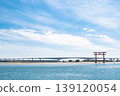 The torii gate, a symbol of Bentenjima Seaside Park 139120054