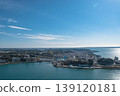 View of Lake Hamana, the amusement park, and the townscape from the Okusayama Observatory 139120181