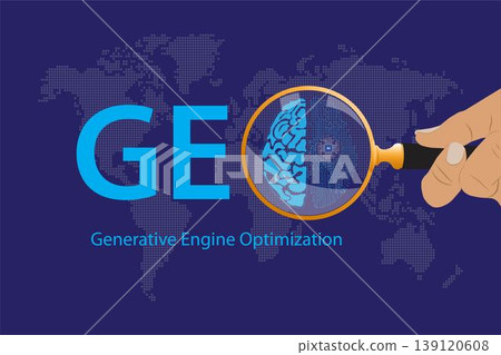 Hand holding magnifying glass over AI search on blue background, digital marketing strategy, content visibility, machine-driven discovery, search innovation, marketing, web development automation tool Hand holding magnifying glass over AI search on blue background, digital marketing strategy, content visibility, machine-driven discovery, search innovation, marketing, web development automation tool 139120608