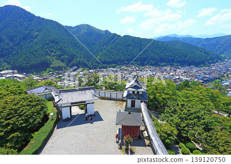 從郡上八幡城眺望岐阜縣郡上市 139120750