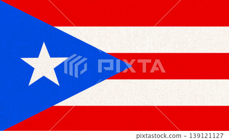 Flag of Guam on fabric surface. American Guam flag on fabric Flag of Guam on fabric surface. American Guam flag on fabric 139121127