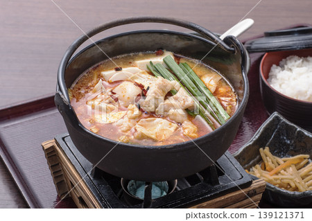 Hormone hot pot, Kimchi hot pot, Offal hot pot, Hot pot dishes, Stewed dishes, Korean food, Image material Hormone hot pot, Kimchi hot pot, Offal hot pot, Hot pot dishes, Stewed dishes, Korean food, Image material 139121371