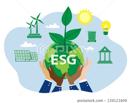team business hand together green sustainability,esg concept of environmental,social and governance solution environmental and corporate responsibility in business company team business hand together green sustainability,esg concept of environmental,social and governance solution environmental and corporate responsibility in business company 139121609