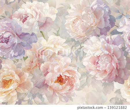 Collection of dreamy watercolor floral and whimsical seamless patterns in pastel tones Collection of dreamy watercolor floral and whimsical seamless patterns in pastel tones 139121882