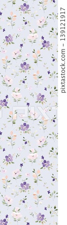 Collection of soft focus watercolor floral and botanical seamless patterns in pastel tones Collection of soft focus watercolor floral and botanical seamless patterns in pastel tones 139121917
