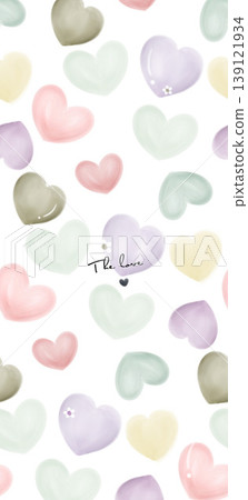 Collection of soft focus watercolor floral and botanical seamless patterns in pastel tones Collection of soft focus watercolor floral and botanical seamless patterns in pastel tones 139121934