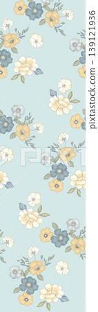 Collection of soft focus watercolor floral and botanical seamless patterns in pastel tones Collection of soft focus watercolor floral and botanical seamless patterns in pastel tones 139121936