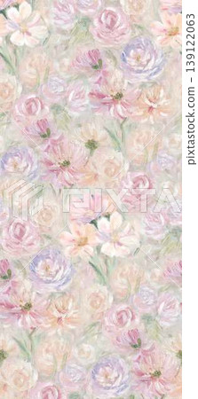 Collection of dreamy soft focus watercolor floral and nature seamless patterns Collection of dreamy soft focus watercolor floral and nature seamless patterns 139122063