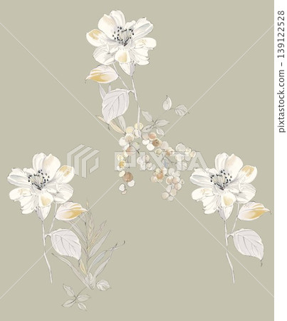 Collection of elegant soft focus watercolor floral and traditional seamless patterns Collection of elegant soft focus watercolor floral and traditional seamless patterns 139122528