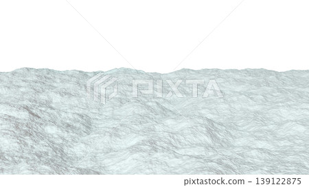 Abstract three-dimensional isolate with a relief wavy surface and smooth curves. Abstract three-dimensional isolate with a relief wavy surface and smooth curves. 139122875