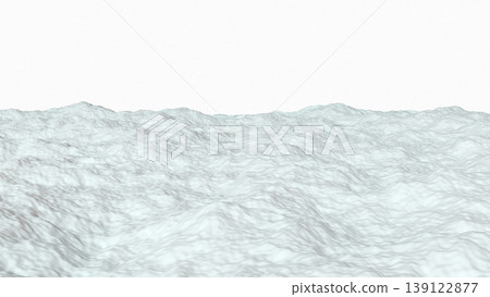 Abstract three-dimensional isolate with a relief wavy surface and smooth curves. Abstract three-dimensional isolate with a relief wavy surface and smooth curves. 139122877