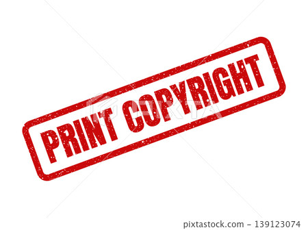 Textured red grunge rubber stamp with PRINT COPYRIGHT text, suitable for legal or intellectual property declarations Textured red grunge rubber stamp with PRINT COPYRIGHT text, suitable for legal or intellectual property declarations 139123074