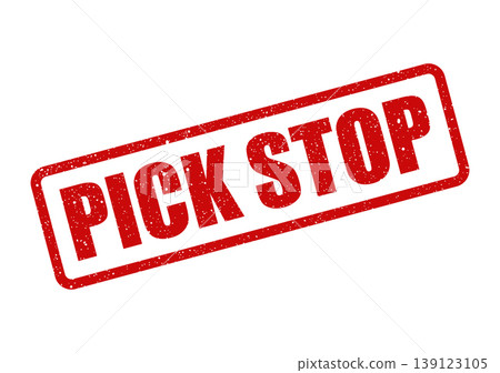 Vibrant red textured stamp indicating a specific designated point for order fulfillment or logistical activity Vibrant red textured stamp indicating a specific designated point for order fulfillment or logistical activity 139123105