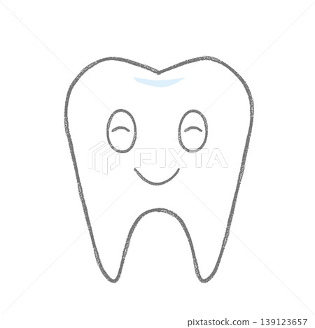 Icon Character: Smiling Teeth Icon Character: Smiling Teeth 139123657