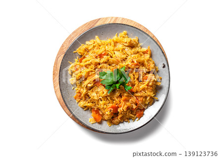 Stewed cabbage, fried sauerkraut Stewed cabbage, fried sauerkraut 139123736