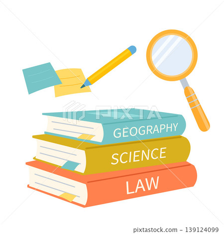 Educational books set for learning study school knowledge literature collection Educational books set for learning study school knowledge literature collection 139124099
